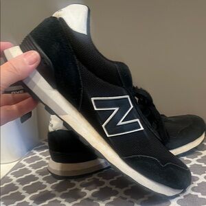 New Balance Black and White Retro Sneakers